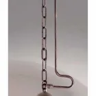 Hängelampe Kanten Messing und Weißglas Viadurini