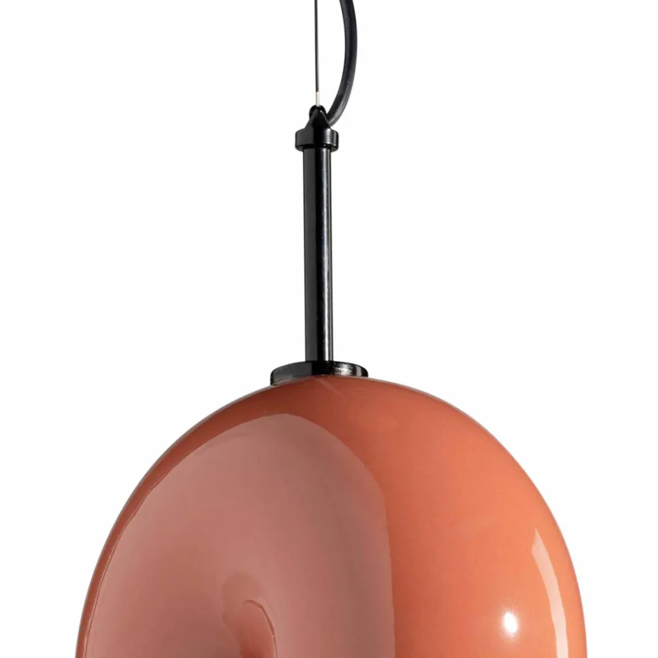 Hängelampe mit 3 Elementen unterschiedlicher Form, hergestellt in Italien – Bumbum Viadurini