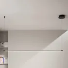 Pendelleuchte mit LED-Licht und längenverstellbaren Kabeln - Orange Viadurini