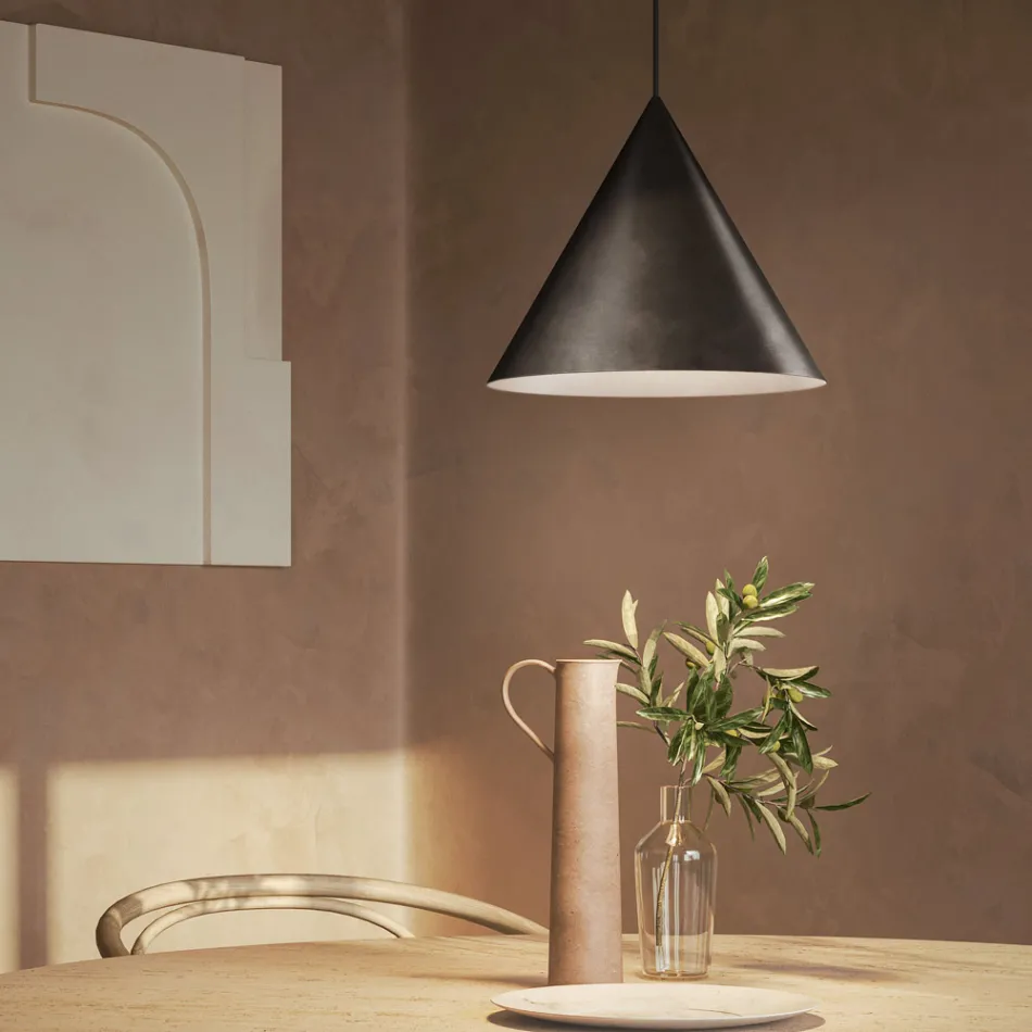 Pendelleuchte für den Innenbereich aus Graphen oder Marokko, hergestellt in Italien – Regen Viadurini