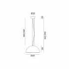 Hängeleuchte rustikalem Design Ø60 cm Galileo Il Fanale Viadurini