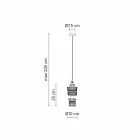 Design Hängelampe in Keramik 3 Oberflächen Made in Italy - Futurismus Viadurini
