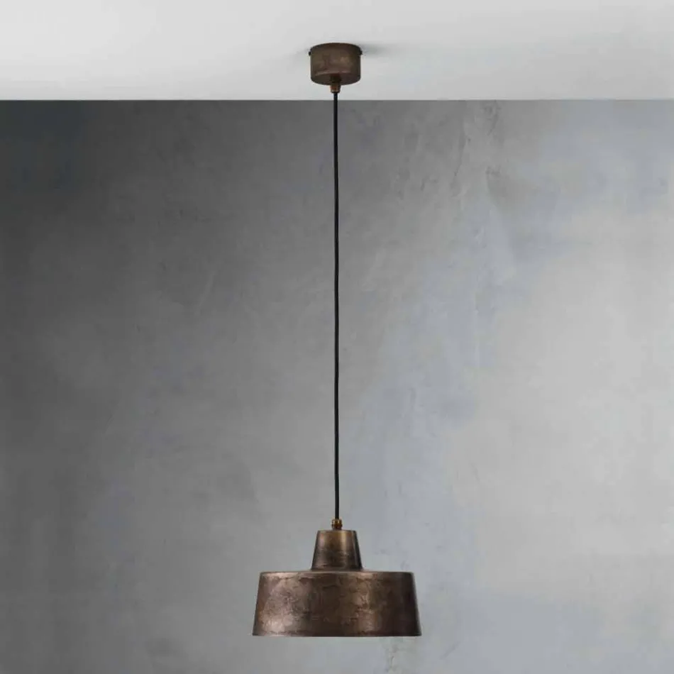 Lampendesign Suspension im antiken Eisen Jean Il Fanale Viadurini