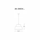 Moderne Pendelleuchte aus Aluminium - Cappadocia Aldo Bernardi Viadurini