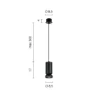 Hängeleuchte aus pulverbeschichtetem Aluminium und verstellbarem Kabel – Buxus Viadurini