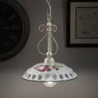 Handgefertigte Keramik-Pendelleuchte mit Passanastri - Neapel Viadurini