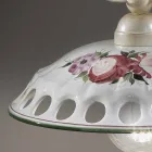 Handgefertigte Keramik-Pendelleuchte mit Passanastri - Neapel Viadurini