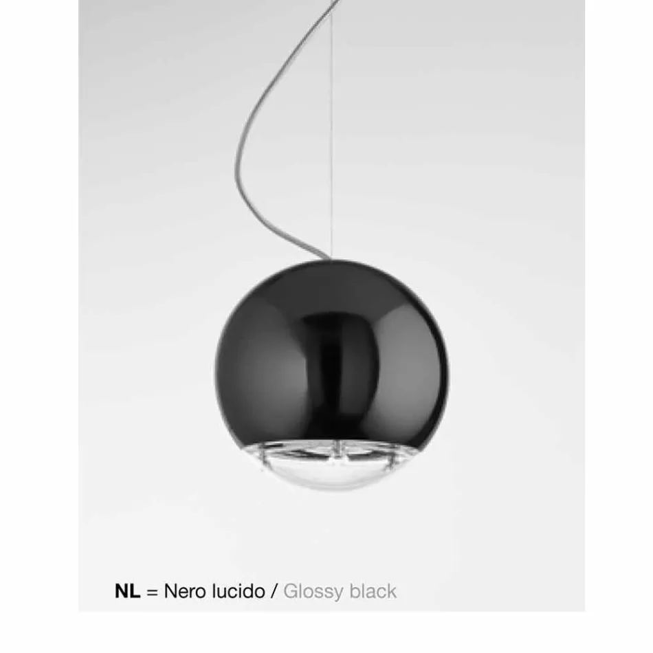 Lamp Keramiksuspension Globus Aldo Bernardi Viadurini