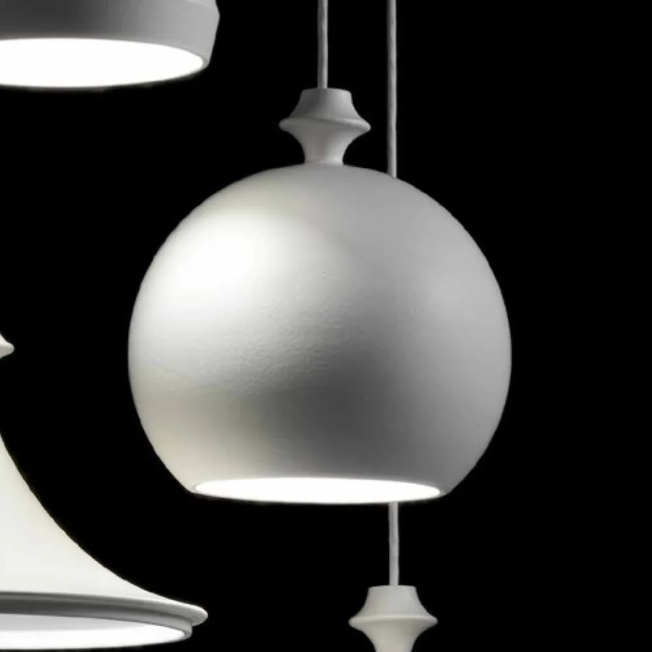 Lampe Keramiksuspension Die Lustri 5 Aldo Bernardi Viadurini