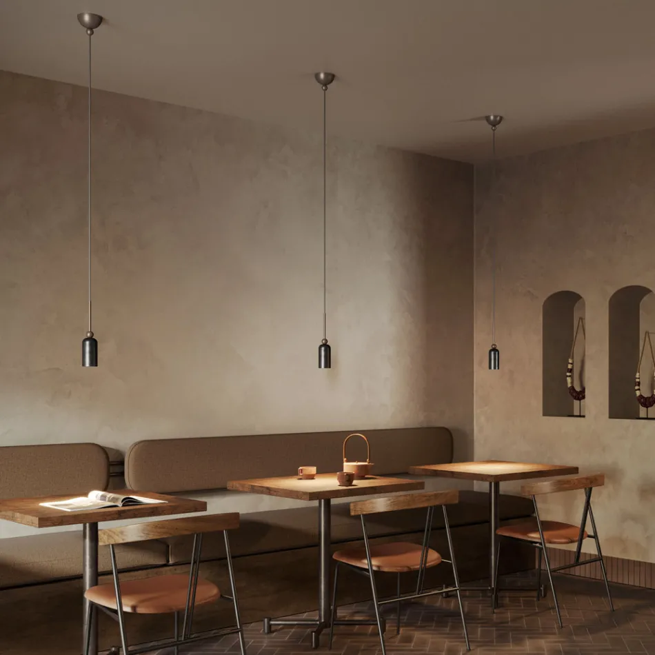 Hängelampe in verschiedenen Ausführungen, hergestellt in Italien – Lady Viadurini