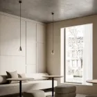 Hängelampe aus Eisen und Glas, hergestellt in Italien – Cloudy Viadurini