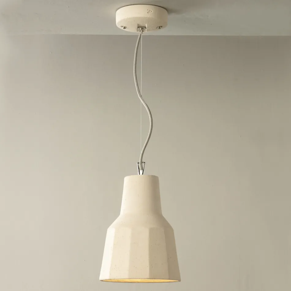 Pendelleuchte aus toskanischer Majolika Handgefertigt in Italien - Toscot Rossi Viadurini