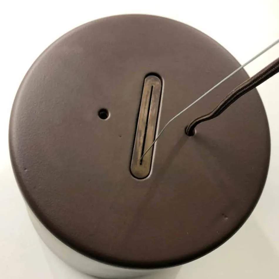 Design Pendelleuchte aus Terrakotta, Ø37cm - Toscot Henry Viadurini