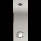 Doppelschichtige Pendelleuchte aus mundgeblasenem Glas Made in Italy - Trilly  Viadurini