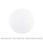 Pendelleuchte aus mundgeblasenem weißem venezianischem Glas - Moon Viadurini