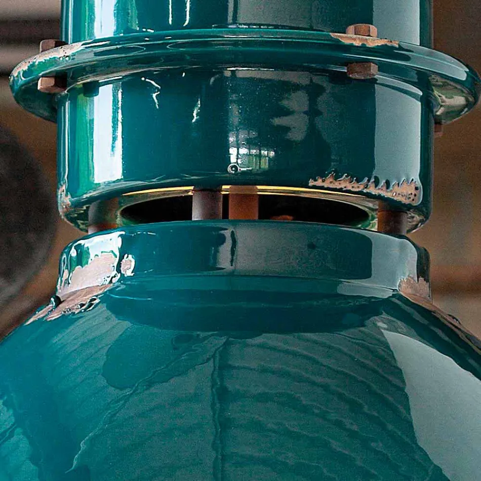 Lampe Industrie Suspension handgefertigt Design Katie Viadurini