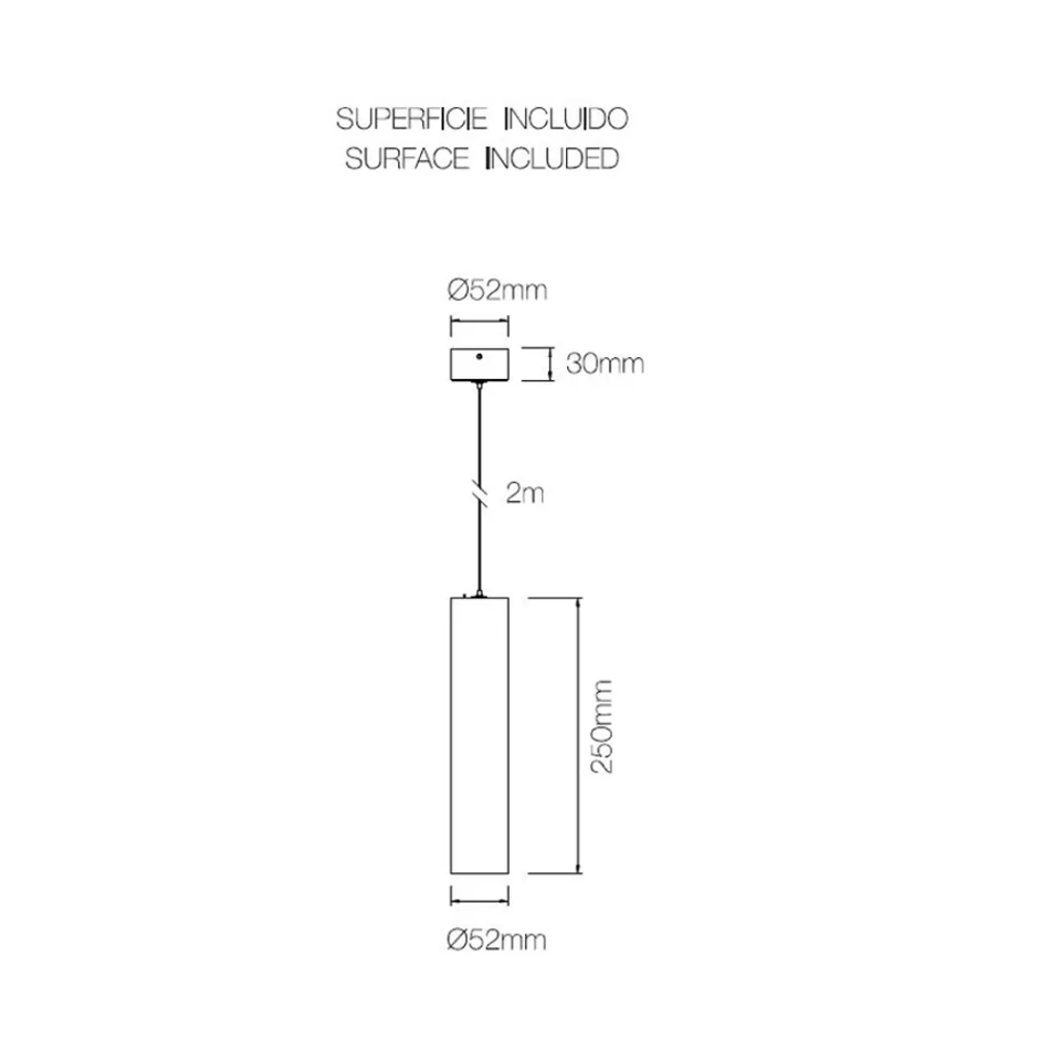 7W Led Pendelleuchte aus weißem oder mattschwarzem Aluminium - Rebolla Viadurini