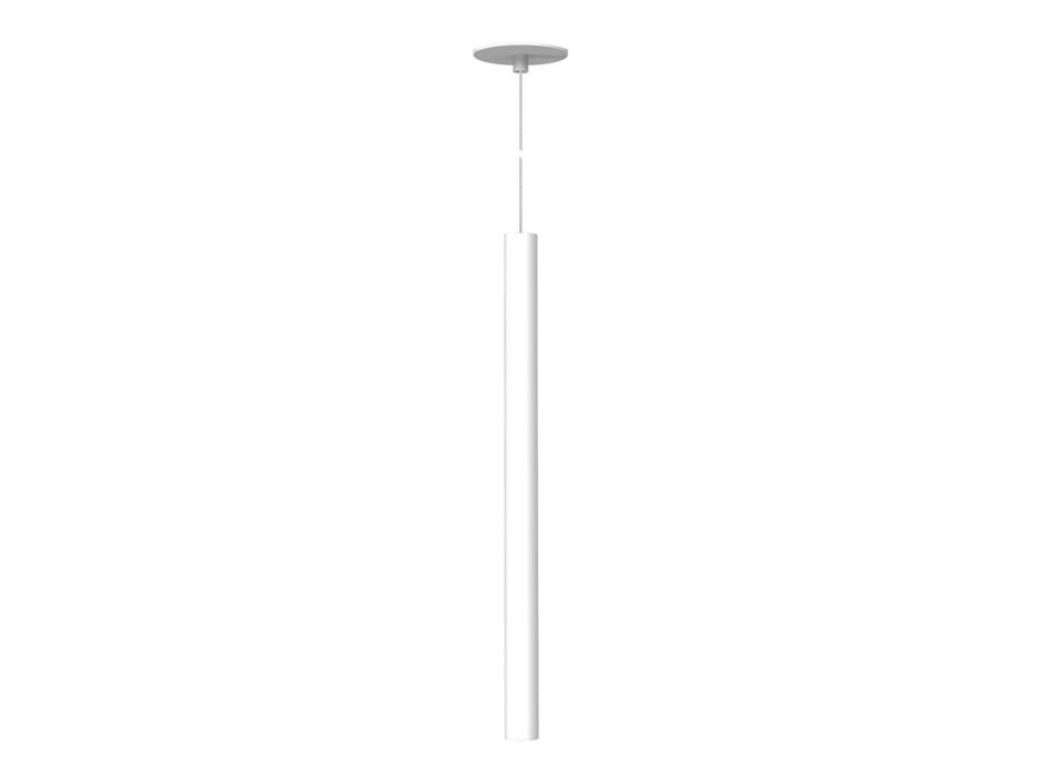 LED Einbau-Pendelleuchte aus weißem oder schwarzem Aluminium - Rebolla Viadurini