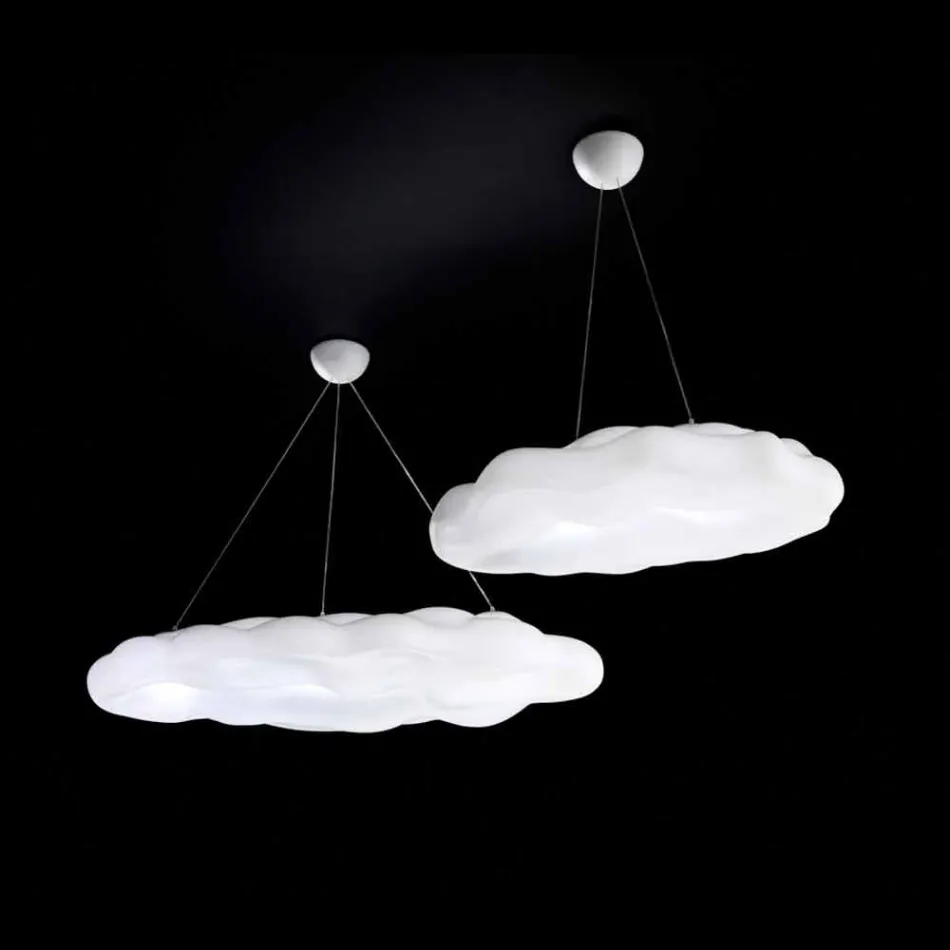 Kunststoff Cloud Design Outdoor Hängelampe - Nefos von Myyour Viadurini