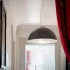 Lampe kleine Hänge im Mondschein Stahl Viadurini