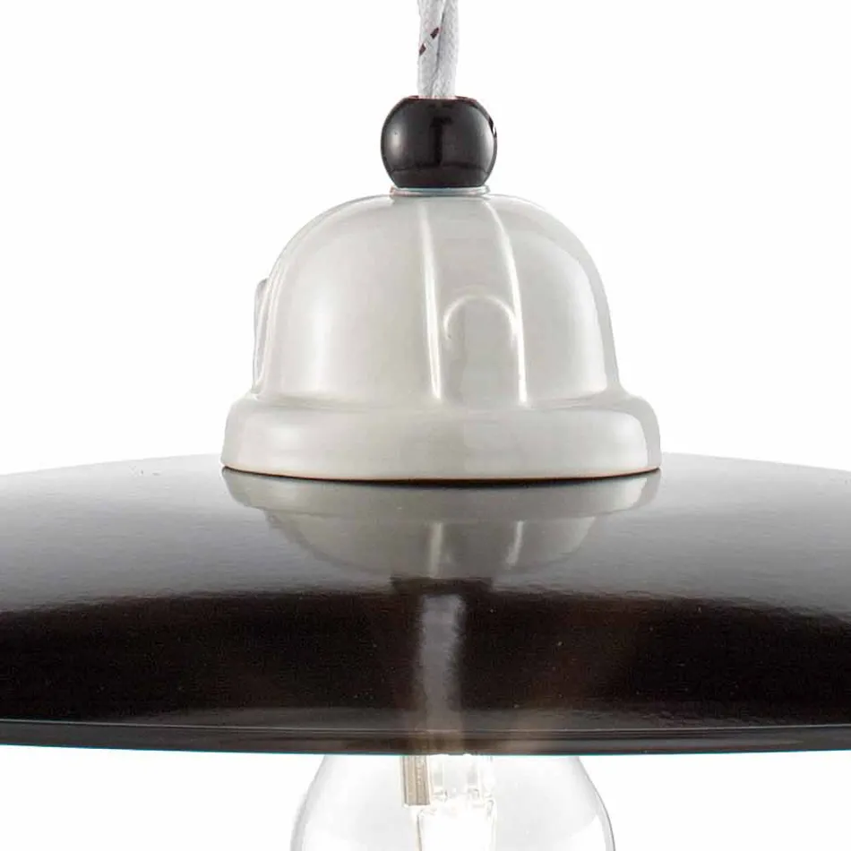 Kronleuchter Vintage keramische Kelly Ferroluce revisited Viadurini