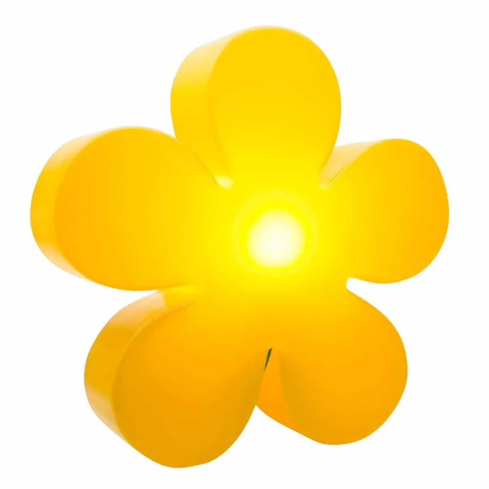 Tischlampe für Innen- oder Außenbereich Modernes Design Farbige Blume - Fiorestar Viadurini