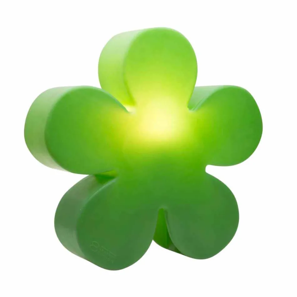 Tischlampe für Innen- oder Außenbereich Modernes Design Farbige Blume - Fiorestar Viadurini