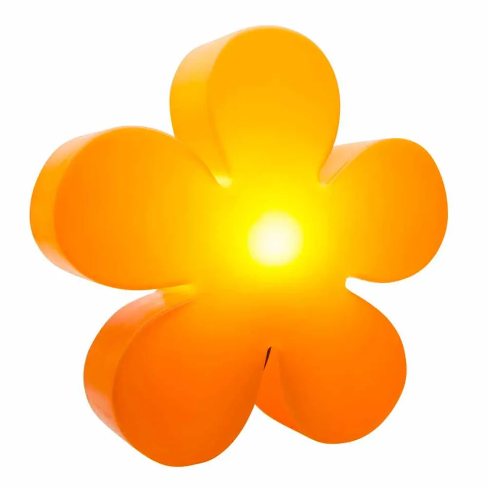 Tischlampe für Innen- oder Außenbereich Modernes Design Farbige Blume - Fiorestar Viadurini