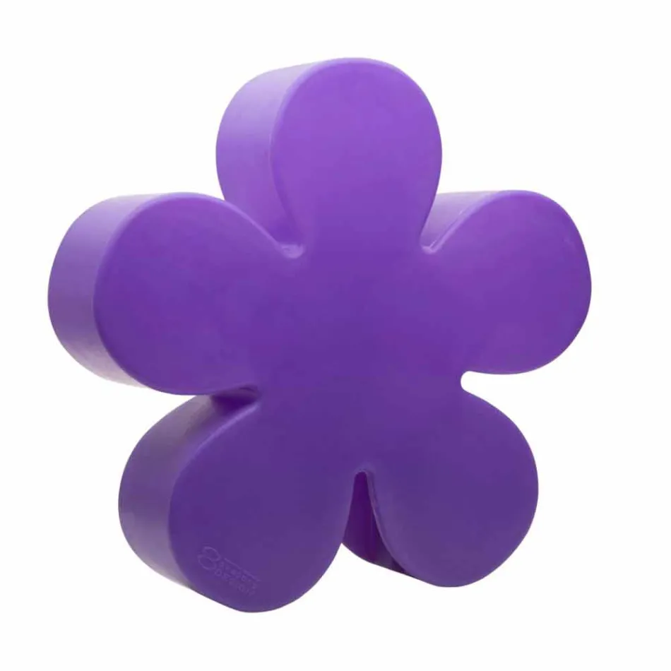 Tischlampe für Innen- oder Außenbereich Modernes Design Farbige Blume - Fiorestar Viadurini