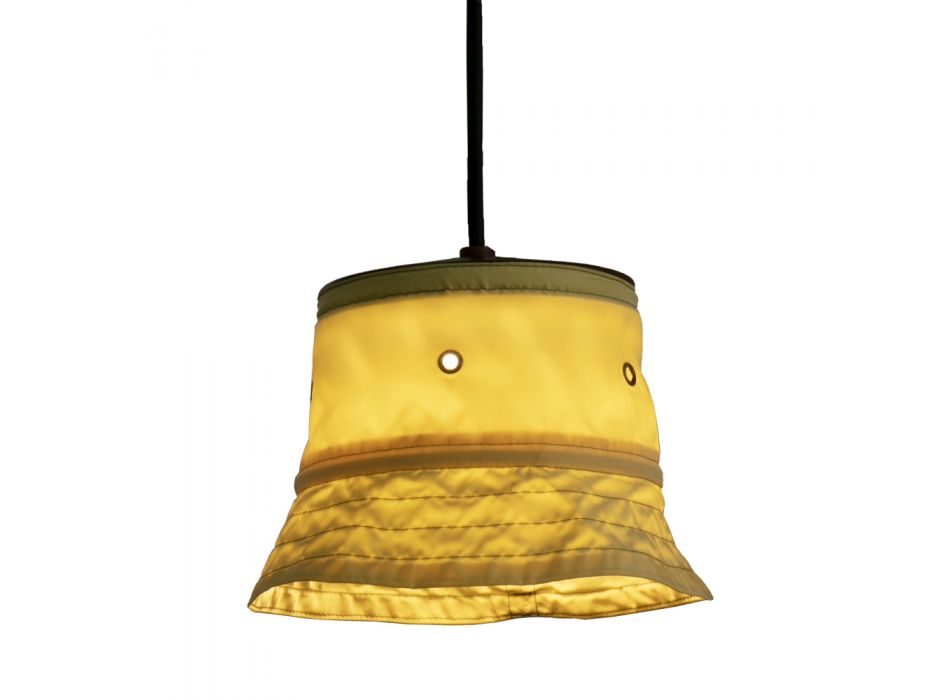 Handgefertigte Lampe aus Polyester und Aluminium Made in Italy - Toscot Junction Viadurini