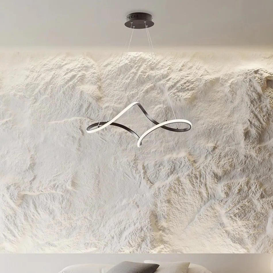 Handgefertigte Lampe aus Glas und Metall, hergestellt in Italien, für Wohn- und Schlafzimmer - Pictor Viadurini