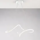 Handgefertigte Lampe aus Glas und Metall, hergestellt in Italien, für Wohn- und Schlafzimmer - Pictor Viadurini