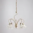 Handgefertigte Lampe aus Glas und Metall für elegante Räume – Cometa Viadurini