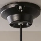 Außenlampe aus Majolika und Metall Made in Italy - Toscot Battersea Viadurini