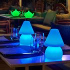 Außenlampe aus Polyethylen RGB-LED-Licht Made in Italy - Marisol Viadurini