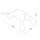 Wiederaufladbare und per Touch dimmbare Außenlampe - Turtle Viadurini