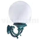 Gartenlampe mit 2 Acryllichtern und Aluminiumstruktur - Trovanero Viadurini