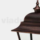 Vintage Steh-Gartenlampe aus Aluminium, hergestellt in Italien – Bonaria Viadurini