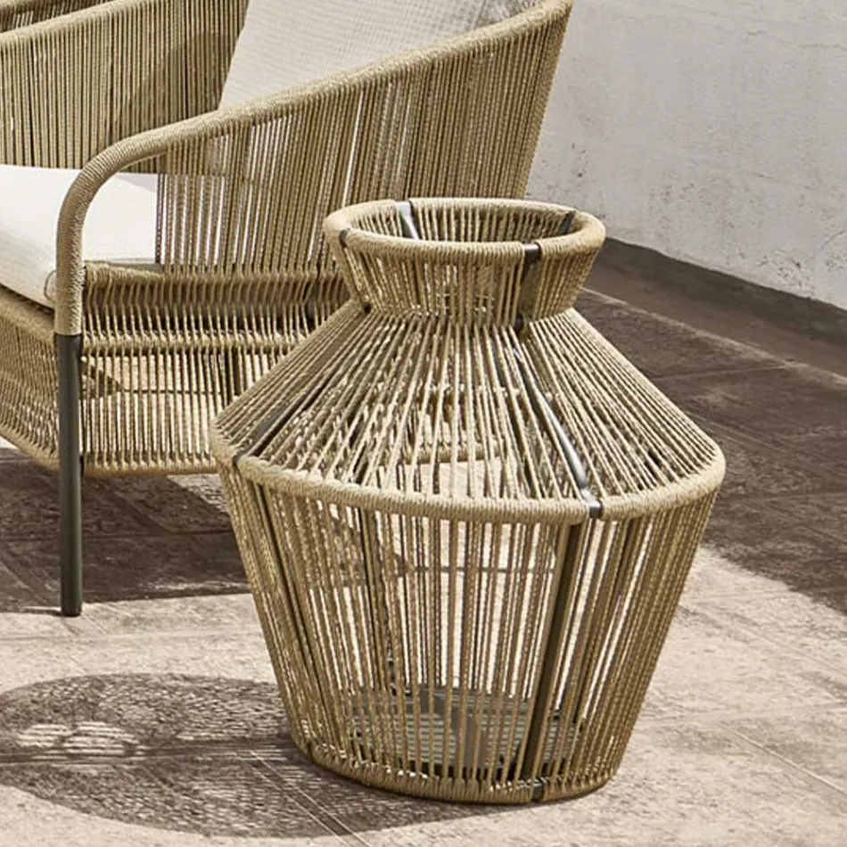 Gartenlampe aus Faser und Aluminium Made in Italy - Cricket von Varaschin Viadurini