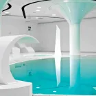 Helle weiße Prisma Slide Manhattan-Innenlampe hergestellt in Italien Viadurini