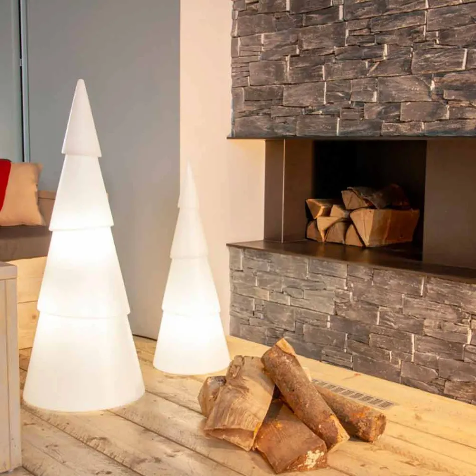 Innen- oder Außenlampe aus weißem, rotem oder grünem Kunststoff - Alberostar Viadurini