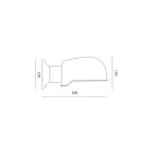 Handgefertigte Wandlampe aus toskanischer Majolika Made in Italy - Toscot Bistro Viadurini