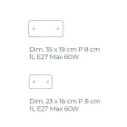 Handgefertigte Wandlampe aus geblasenem und verziertem venezianischem Glas - Mary Viadurini