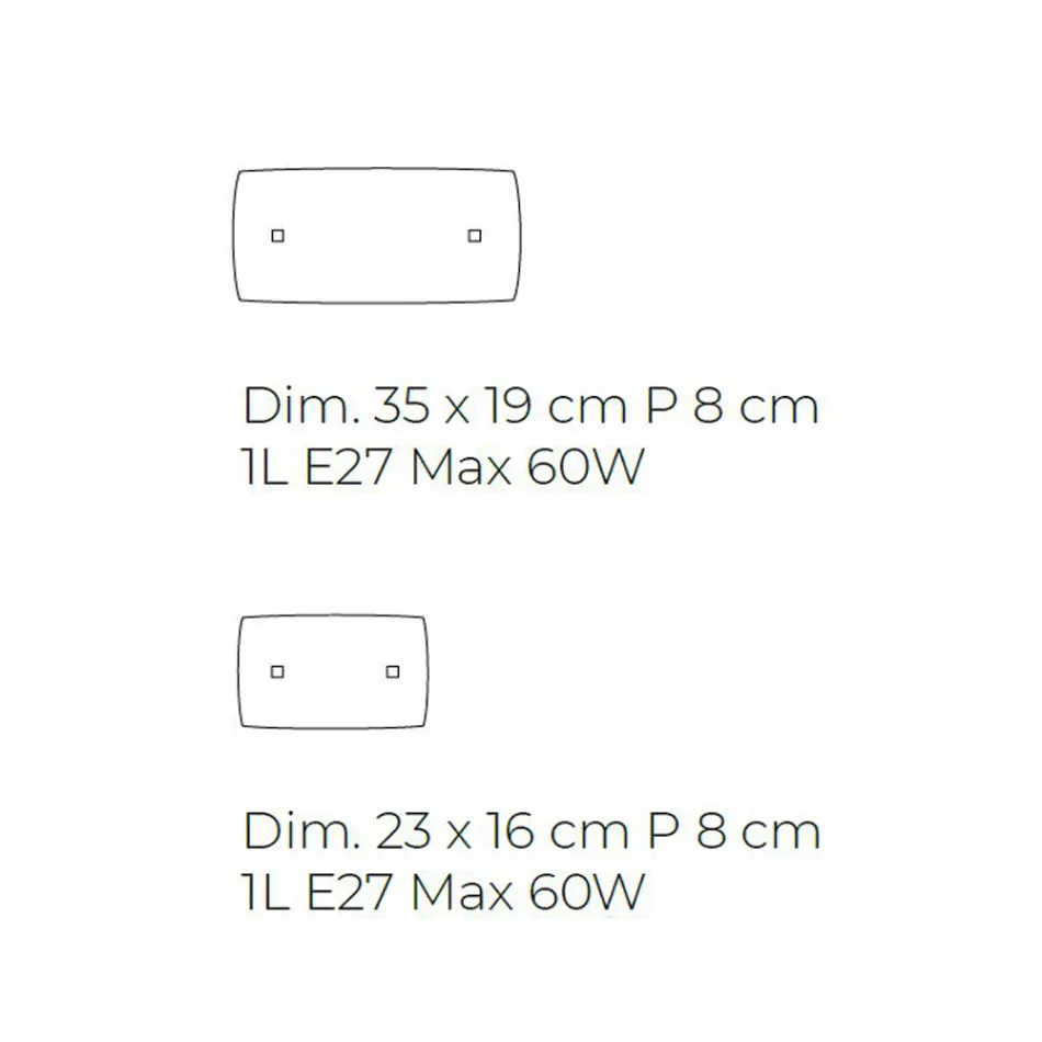 Handgefertigte Wandlampe aus geblasenem und verziertem venezianischem Glas - Mary Viadurini