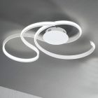 Wandleuchte mit LED in modernem Design aus lackiertem Metall - Trella Viadurini