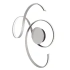 Wandleuchte mit LED in modernem Design aus lackiertem Metall - Trella Viadurini