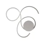 Wandleuchte mit LED in modernem Design aus lackiertem Metall - Trella Viadurini