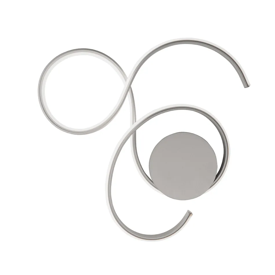 Wandleuchte mit LED in modernem Design aus lackiertem Metall - Trella Viadurini