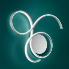 Wandleuchte mit LED in modernem Design aus lackiertem Metall - Trella Viadurini