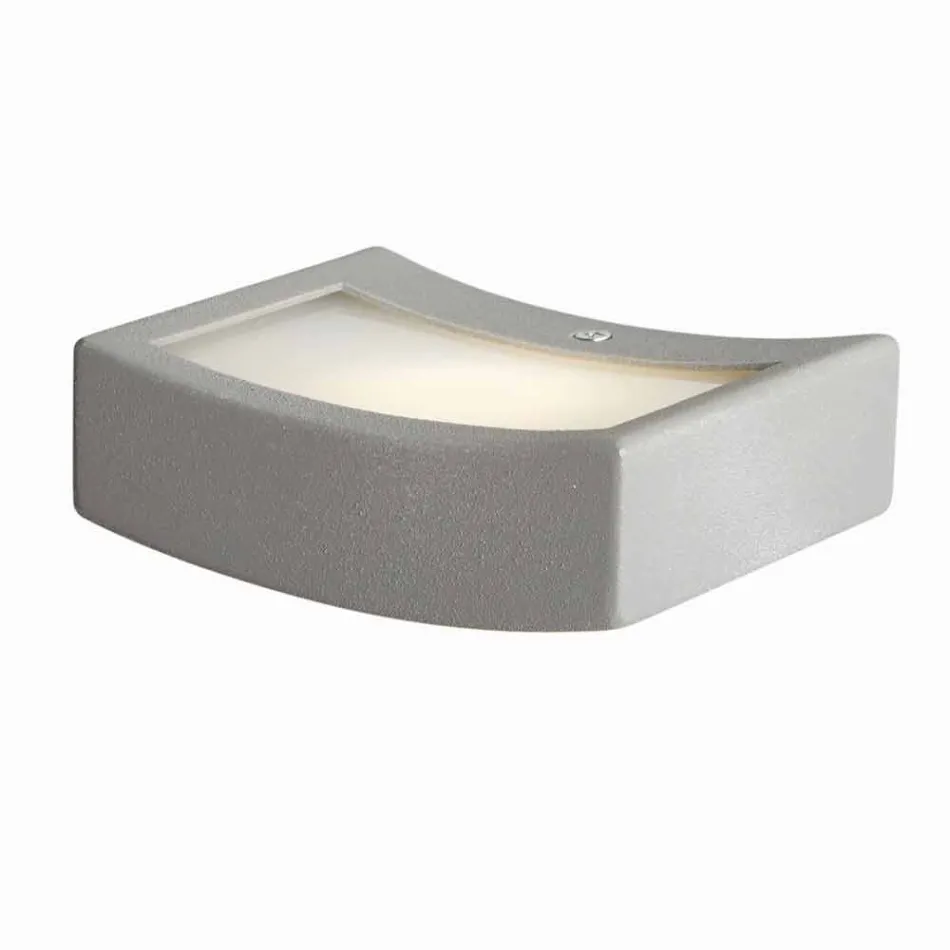 Moderne Design Wandlampe aus Stahl Ø13xh.3,5xsp.10 cm Osea Viadurini